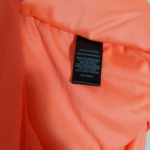 Express sheer high low pink skirt stretchy waist - Picture 4 of 5